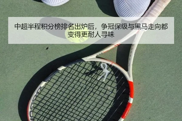 中超半程积分榜排名出炉后，争冠保级与黑马走向都变得更耐人寻味